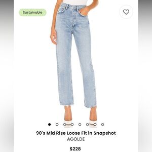 AGOLDE 90 JEANS